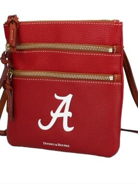 NEW Dooney & Bourke Alabama Triple Zip Crossbody With Duster Bag